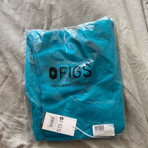 Figs Womens Teal Zamora Srub Pants